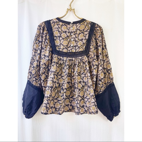 Anthropologie Cleobella Rafia lace blouse - Picture 3 of 6